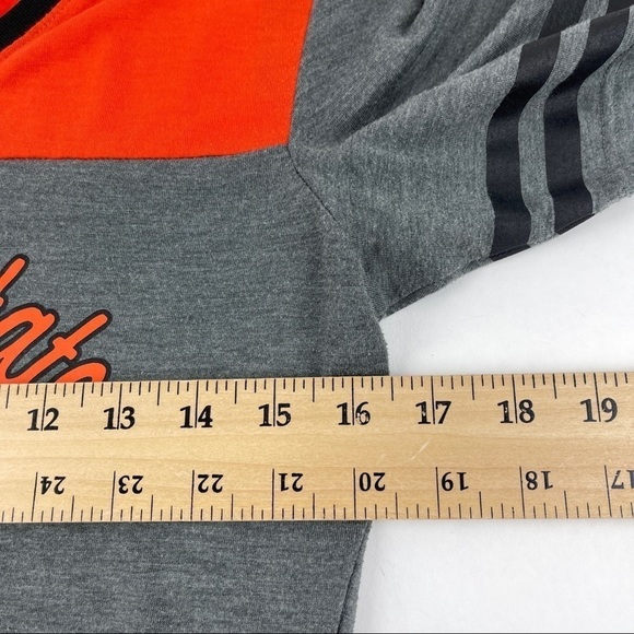 Colosseum Tshirt Womens Large Orange Gray OSU Oklahoma State Cowboys - Picture 5 of 7